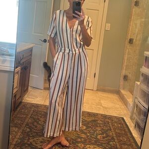 Trovata Multicolor Striped Jumpsuit